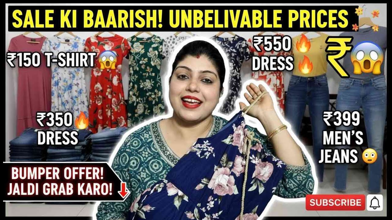 150 me T-Shirt 😱 350 me Dress 🔥 399 me Men’s Jeans | Unbelievable Price 😍