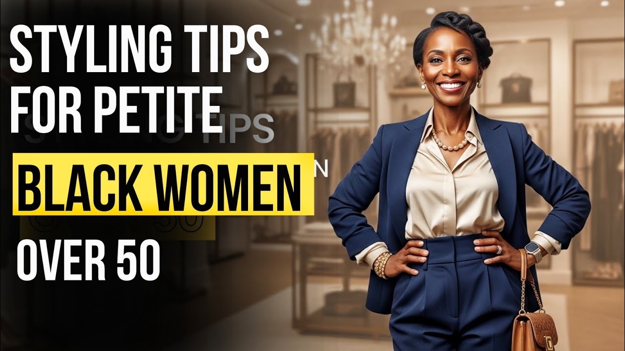 STYLING TIPS FOR PETITE BLACK WOMEN OVER 50 