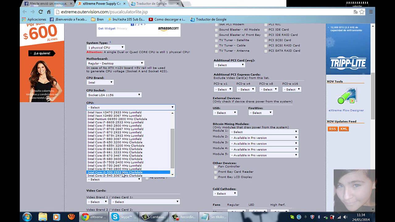 Extreme power supply calculator lite YouTube