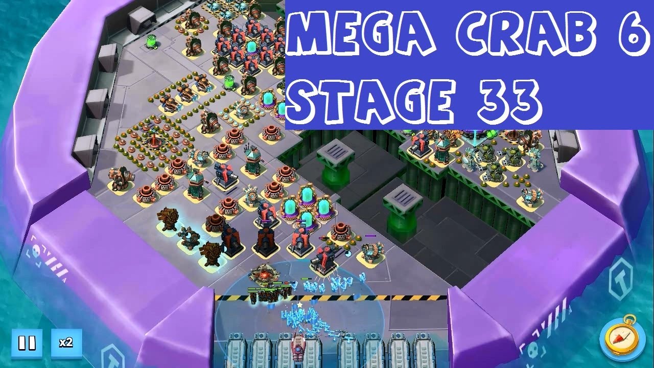 Boom Beach - Mega Crab 6 [Stage 33]