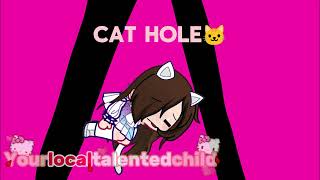cat hole (rabbit hole) I spent 3 minutes on this please don't flopp😿😿