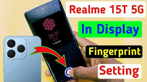 Realme 15t 5g me display fingerprint lock kaise lagaye / how to set display fingerprint in realme //