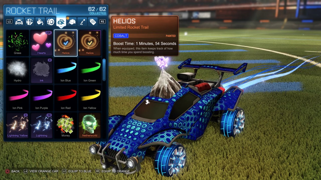 Rocket League PURPLE AND COBALT HELIOS YouTube