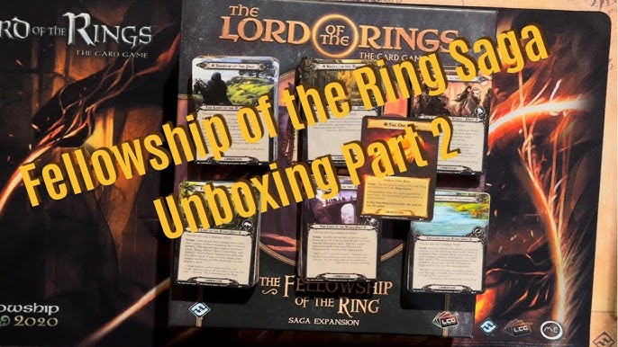 Lord of the Rings LCG: The Fellowship of the Ring Saga Expansion