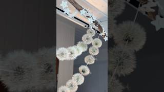 Wir machen heute eine Pusteblumen Girlande! ✨ #diy #basteln #pusteblume #bastelanleitung #löwenzahn