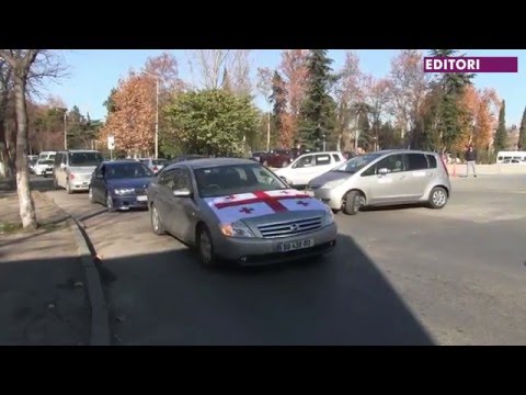მოქალაქეთა პროტესტი მარჯვენა საჭიანი ავტომობილების რეგისტრაციის აკრძალვასთან დაკავშირებით