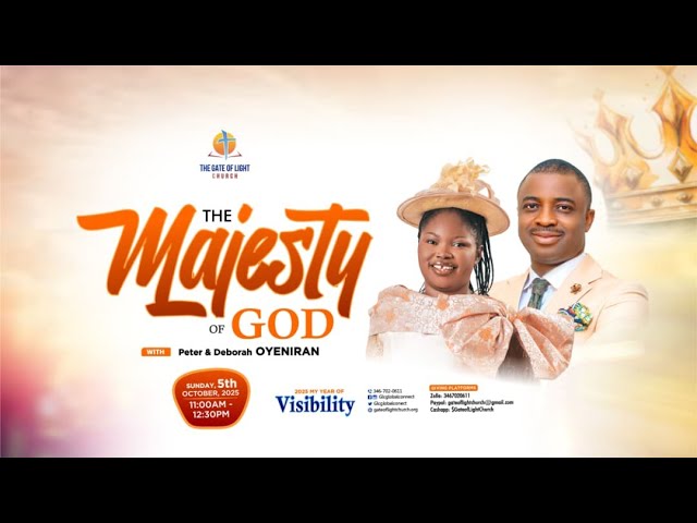 SUNDAY WORSHIP SERVICE II THE MAJESTY OF GOD II OCT 5, 2025