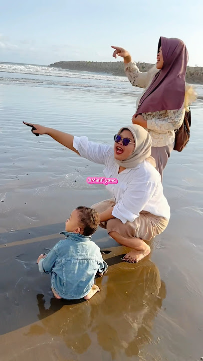 PELANGI MUNCUL DI PANTAI #viral #shorts