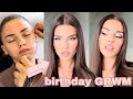 Glow up  grwm for my birt.ay