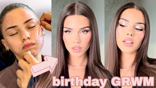 glow up & GRWM for my birthday