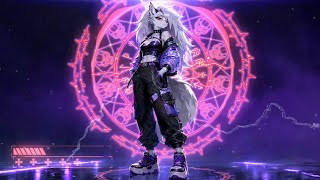 NEON WOLF ARCANA — Avee Player Template