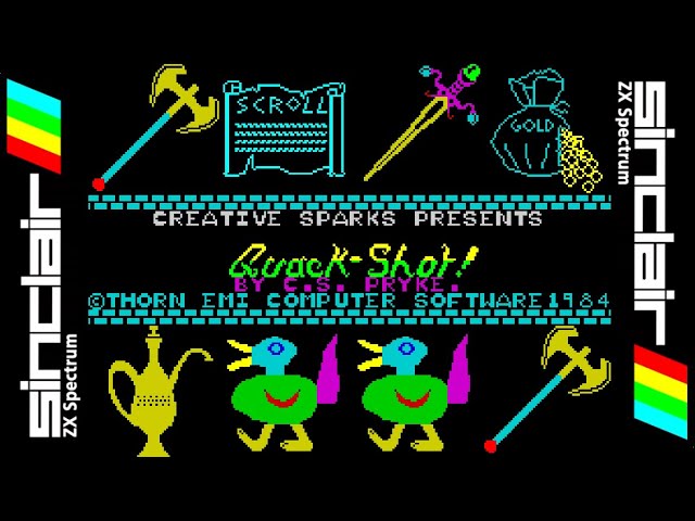 QUACKSHOT -=Classic Gaming=- Walkthrough, ZX Spectrum - YouTube