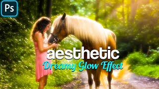 Dreamy Glow Effect - Best Photoshop Tutorial | Aesthetic Edit screenshot 1