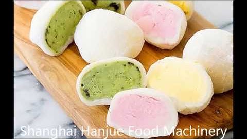Hanjue Encrusting and aligning machine for Mochi ice cream/Daifuku/Moji