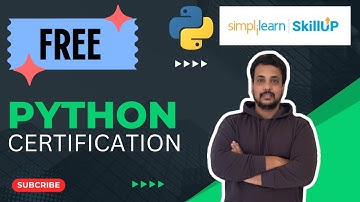 🚀Free Simplilearn Python Certificate for Data Science🐍 | Simplilearn Python Course Explained 📚