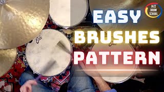 Jazz Brushes Lesson - Lateral Brushes Wiper Pattern