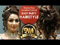 Easy Party Hairstyle Tutorial | Step By Step Bridal Hair Tutorial Video | Krushhh by Konica
