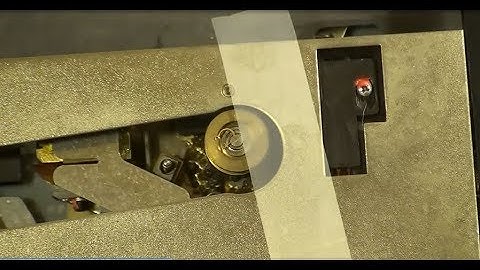 Wangtek 5099/5125 Tape Drive Wheel Removal