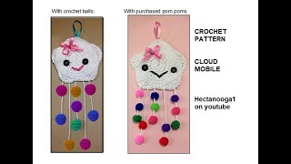 Cloud Mobile Free Crochet Pattern
