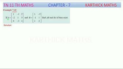 CLASS 11 MATHS | CHAPTER 7 | EXAMPLE 7.10
