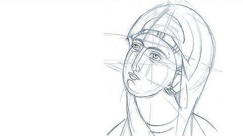 Byzantine Iconography Series 1: Drawing the Face on UDEMY!