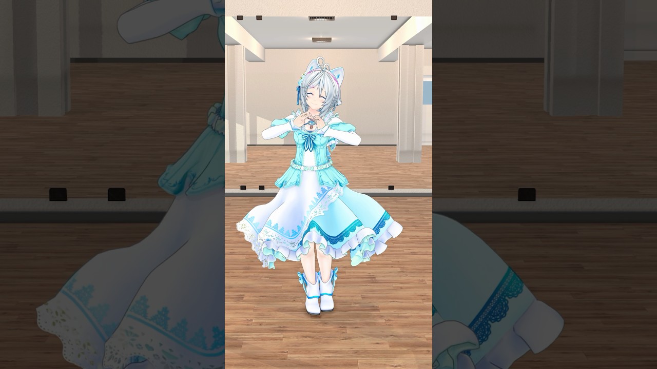 VTuberのダンスをみると肩こりが治ります【踊ってみた】 #shorts #SWEETSTEP #SWEETSTEADY #すいすて #カワラボ