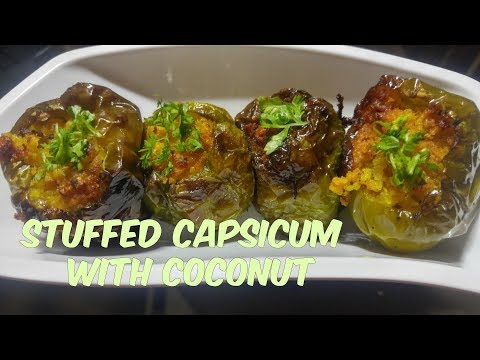 Stuffed Capsicum with coconut