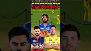 Virat Kohli vs Jamie Overton vs Lasith Malinga || Bowled Out Challenge #ipl #shorts #realcricket