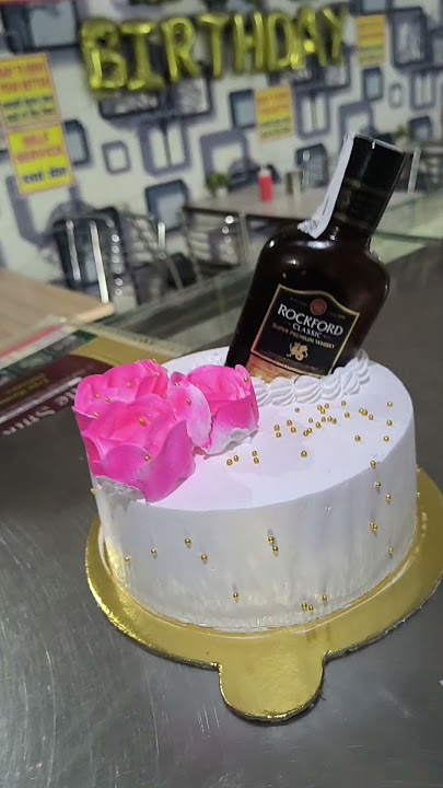 Wine lovers Special Cake Theme Based Cake 100 Percent Eggless and Pure Cake 🎂🎂
