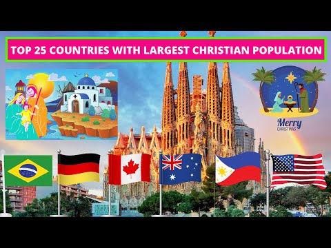 기독교 인구가 가장 많은 상위 25개국