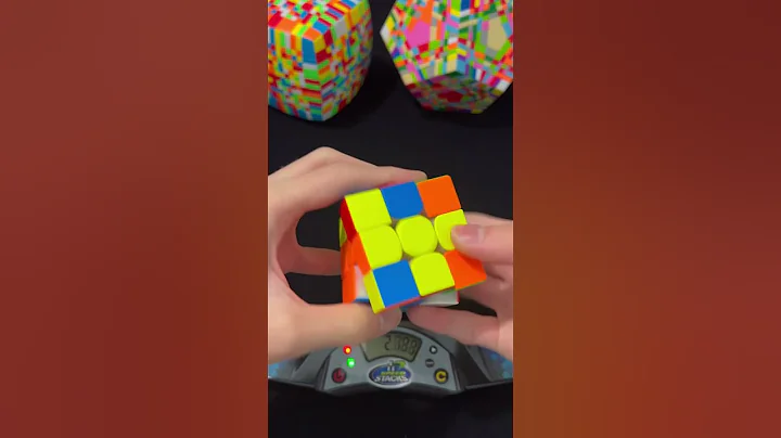 Slow Motion Rubik’s Cube Solve