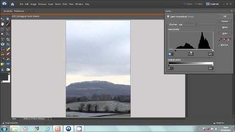 Photoshop Elements 6 - Using levels part 2