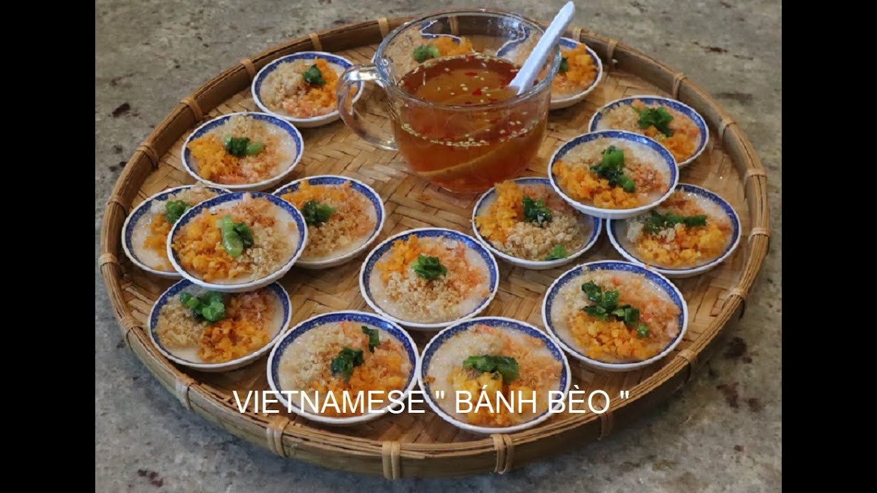 VIETNMESE BÁNH BÈO/BÁNH BÈO TÔM CHẤY MỀM DEO