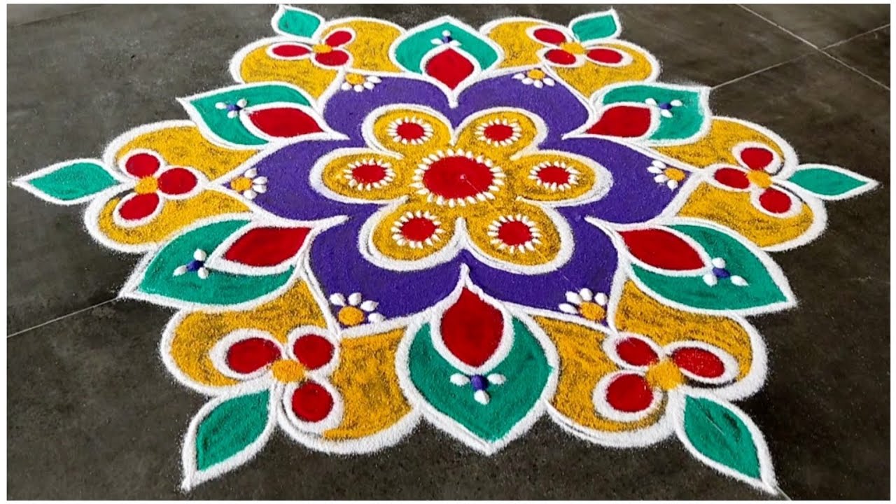 Ugadi Special Rangoli Design 2026 | Chaitra Navratri Muggulu | Daily Simple Kolam | Gudi Padwa Pooja