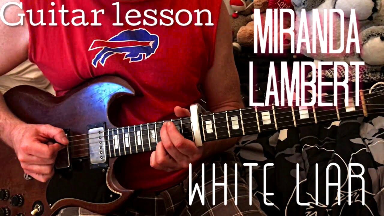 White Liar Guitar Lesson YouTube