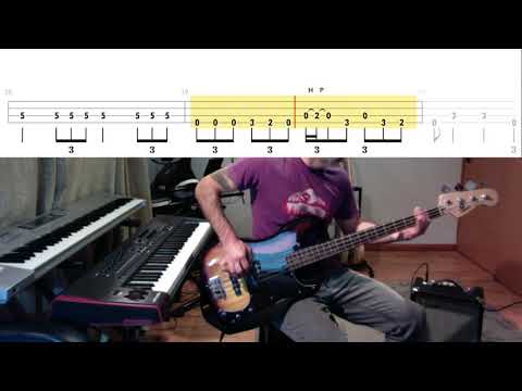 Naruto - The Raising Fighting Spirit - Bass cover with tabs