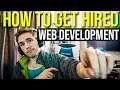 HOW TO GET YOUR FIRST WEB DEVELOPER JOB (Sr. Software Engineer Explains His Hiring Process)