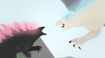 Evolved Godzilla vs Shimo Sticknodes Pro Animation