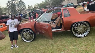 Cuz 87 Ttop cutlass on 28 Ruccis