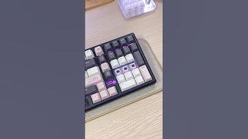 ASMR Typing ✨Feker Galaxy100 x Gateron Cadar Switches  #soundtest #mechanicalkeyboard