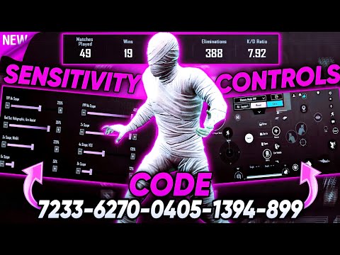 UPDATE 2.8 ? Best Zero Recoil Sensitivity Settings + Control Settings CODE For Pubg Mobile/BGMI