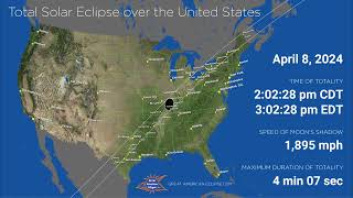 total solar eclipse of april 8, 2024 over the united states