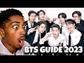 Omg ultimate guide to bts in 2023 reacting to their journey 