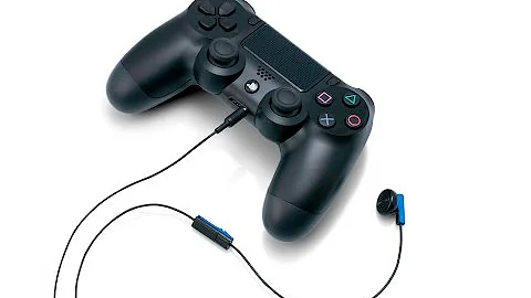 Como conectar o fone de ouvido no controle do PS4?