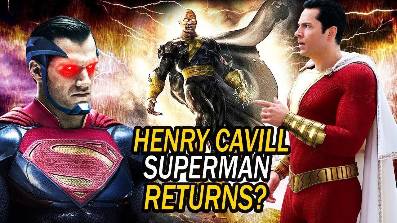 Is Henry Cavill in Black Adam?