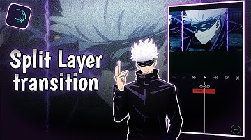 Tutorial Split Layer Transition | Alight Motion