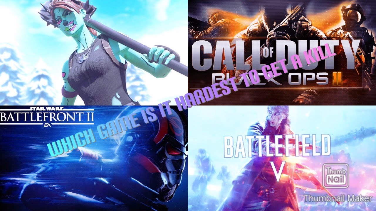 Which game is it hardest to get a kill? 