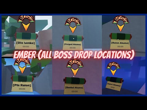 Code] *Ember* All Bosses Spawn Location, Shindo Life