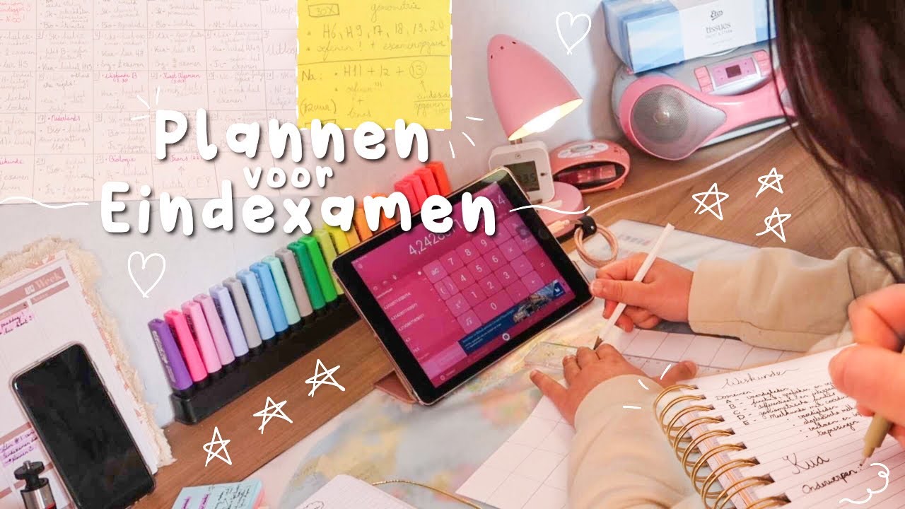 Plannen voor mijn EINDEXAMEN VWO 2023 || Tips voor leerplanning
