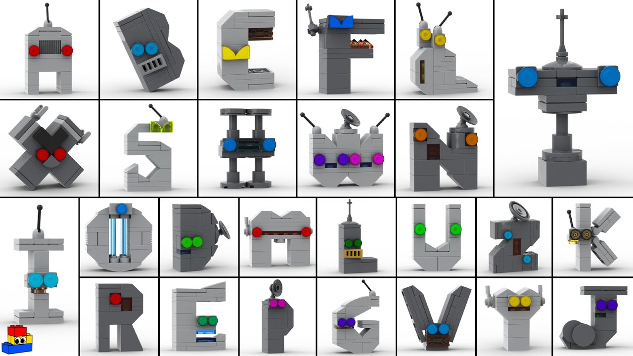 Alphabet. Lore + robot